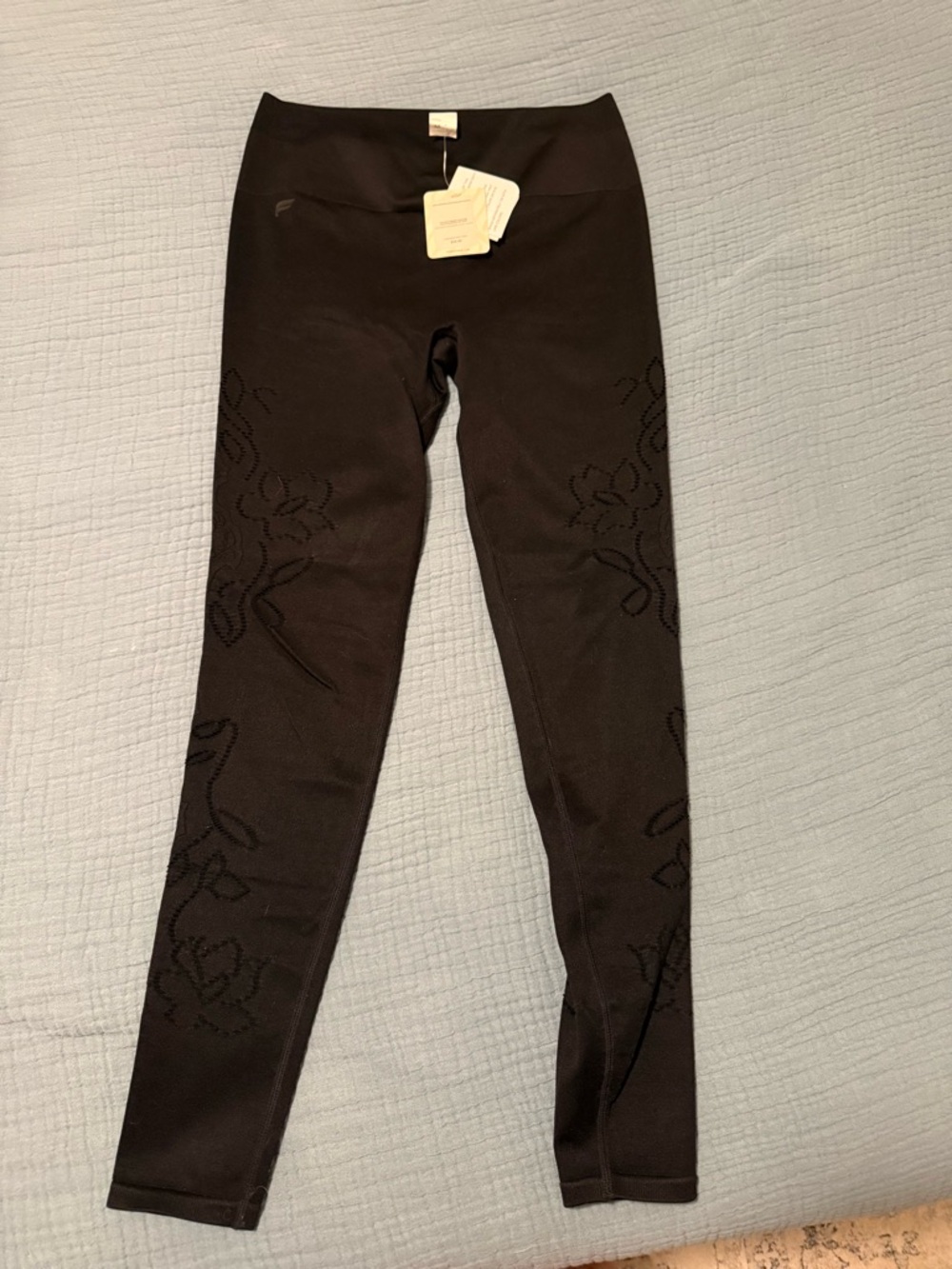Fabletics Black High-Waist Seamless Leggings